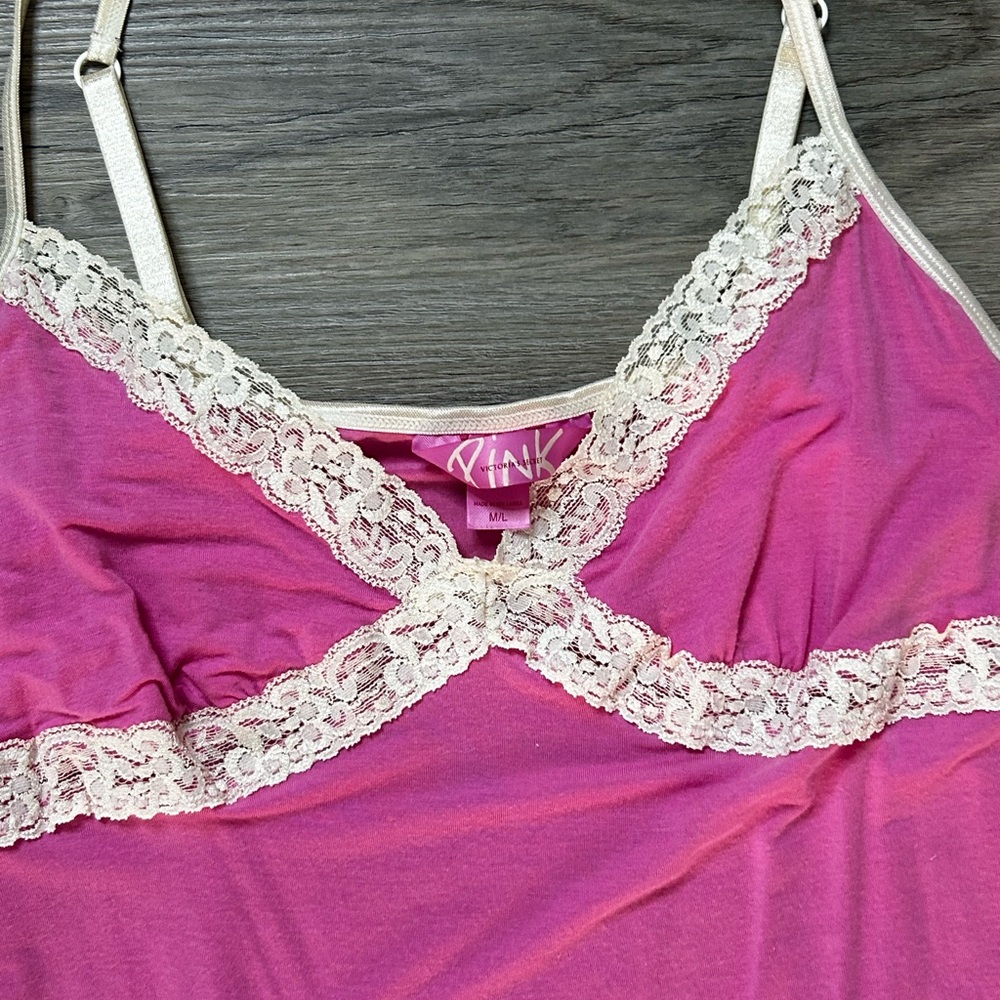 Vintage | Victoria's Secret PINK Sweetheart Lace Camisole - Picture 2 of 4